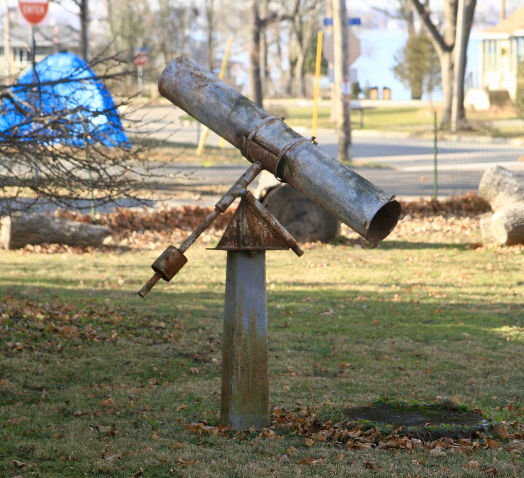 John English's telescope, detail.